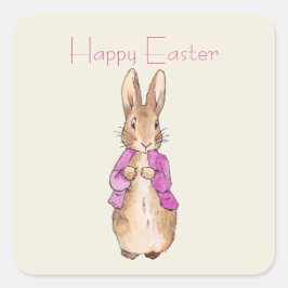 フロッピービアトリックスPotterイースターバニーウサギ スクエアシール