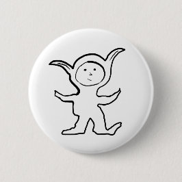 フロッピーポインティイヤーキッズジャムデザイン 缶バッジ