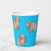 フロッピー付きバンニ 紙コップ (正面)