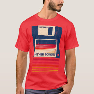 フロッピー忘れディスクなし Tシャツ