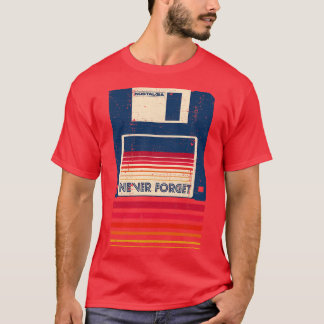 フロッピー忘れディスクなし Tシャツ