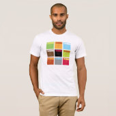 フロッピー・ディスク色のワイシャツ Tシャツ (正面フル)