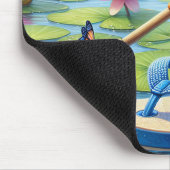 フロップに浮かぶカエル マウスパッド (コーナー)