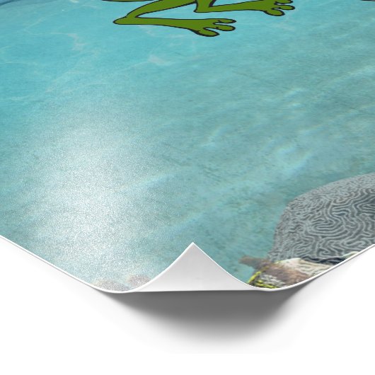 フロッ与えグとペリやる気を起こさせるカンを決して上げない フォトプリント            (角)