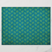 フロッ動揺してグパターン（の模様が）あるスクラップブック紙 (正面)