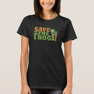 フロッ救グ・カエル環境主義者 Tシャツ