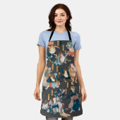 フロッ日本のグ浮世絵 エプロン (着用した状態)