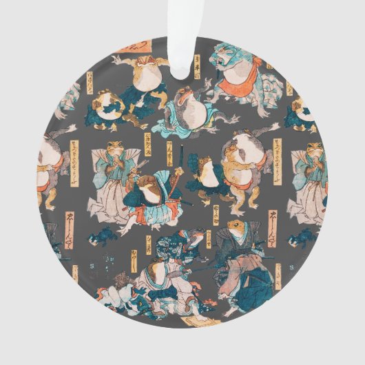 フロッ日本のグ浮世絵 オーナメント (正面)