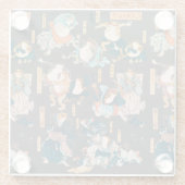 フロッ日本のグ浮世絵 ガラスコースター (裏面)