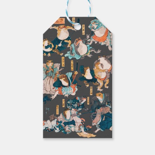 フロッ日本のグ浮世絵 ギフトタグ (正面)