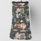 フロッ日本のグ浮世絵 ゴルフヘッドカバー (回転90)