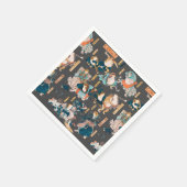 フロッ日本のグ浮世絵 スタンダードカクテルナプキン (角)