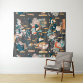 フロッ日本のグ浮世絵 タペストリー (インサイチュ(横))