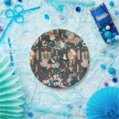 フロッ日本のグ浮世絵 ペーパープレート (パーティー)