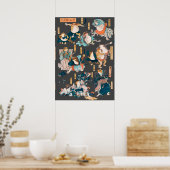 フロッ日本のグ浮世絵 ポスター (キッチン)