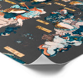 フロッ日本のグ浮世絵 ポスター (角)