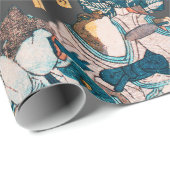 フロッ日本のグ浮世絵 ラッピングペーパー (ロールコーナー)