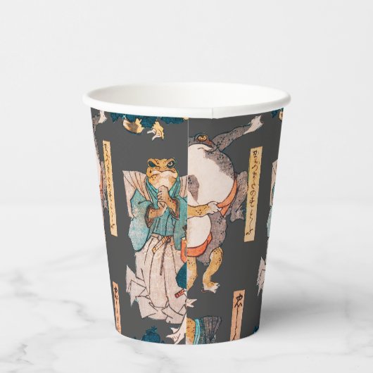 フロッ日本のグ浮世絵 紙コップ (右)