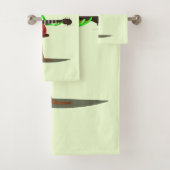 フロッ遊グズギターバスタオル – あなたの色/文字 バスタオルセット (インサイチュ)