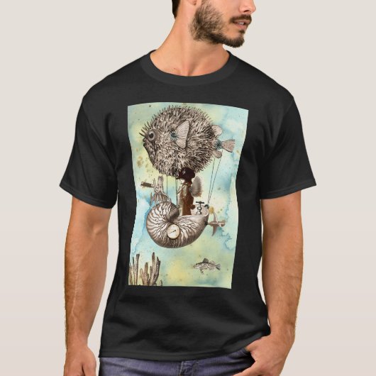 フロティラ - Claude & Blowfish Tシャツ (正面)