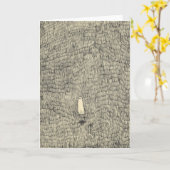 フロティー幽霊ミニ カード (黄色い花)