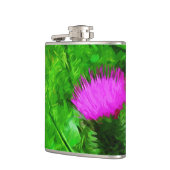 フロドマンズアザミムシ紫野草抽象芸術 フラスク (左)