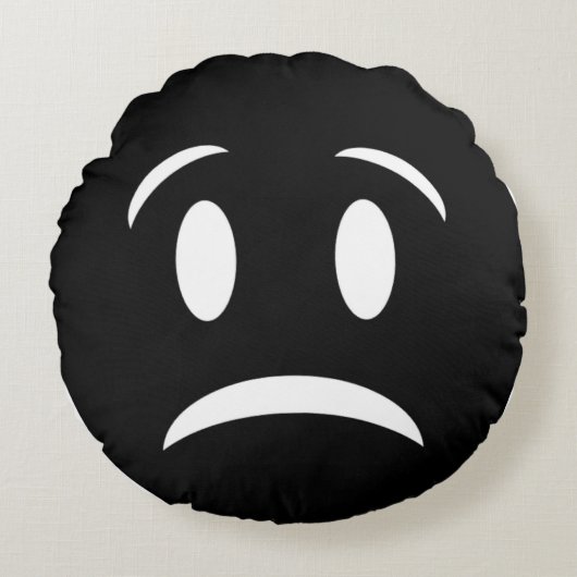 フロニー顔 ラウンドクッション (正面)
