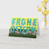 フロヘオスターン カード (黄色い花)