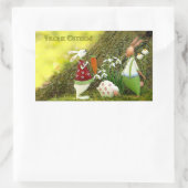 フロヘオスターン 長方形シール (バッグ)