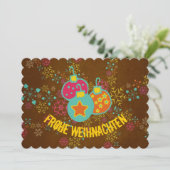 フロヘワイヒナッチンオーナメントホリデーズカード シーズンカード (スタンド正面)