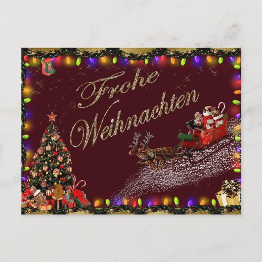 フロヘワイヒナッチ ポストカード (正面)