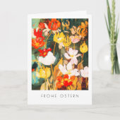 フロヘ・オスターン。ファインアートイースターカード(ドイツ語) シーズンカード (正面)