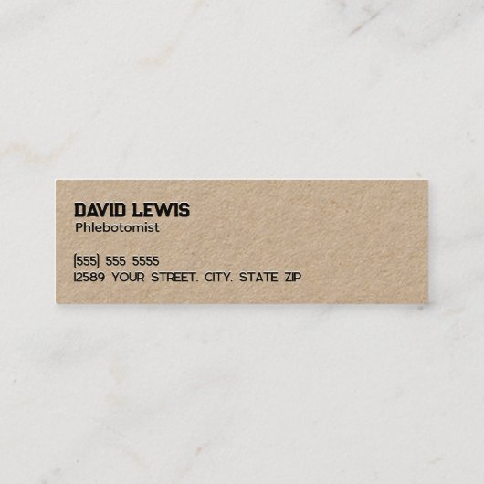 フロボトミストクラフト スキニー名刺 (裏面)