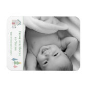 フロムオアーハウストゥユアーズフォトクリスマスズホリデーカード マグネット (横)