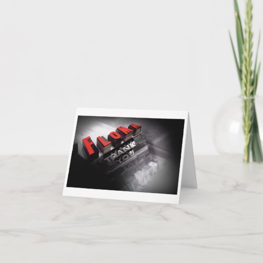 フロムミストありがとう サンキューカード (正面)