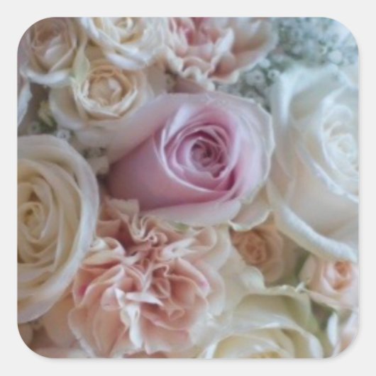 フロライエレガント結婚式用シールと封筒用シール スクエアシール (正面)