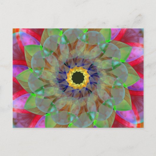 フロラメーバ金ゴールド ポストカード (正面)