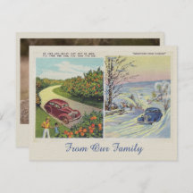 フロリおもしろいダからの挨拶フォトカード