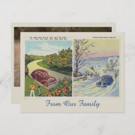 フロリおもしろいダからの挨拶フォトカード