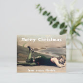フロリおもしろいダの水着クリスマス シーズンポストカード (スタンド正面)