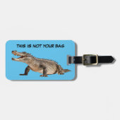 フロリおもしろいダアリゲーターラゲッジタグ ラゲッジタグ (正面横)
