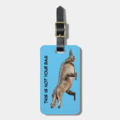 フロリおもしろいダアリゲーターラゲッジタグ ラゲッジタグ (正面縦)