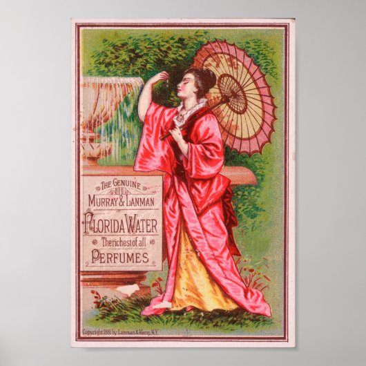 フロリかわいらしダウォーター広告 ポスター (正面)