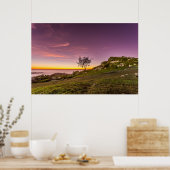 フロリアノポリスのビーチの日の出 ポスター (キッチン)