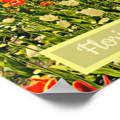 フロリアードキャンベラ花フェスティバル旅行プリント ポスター (角)