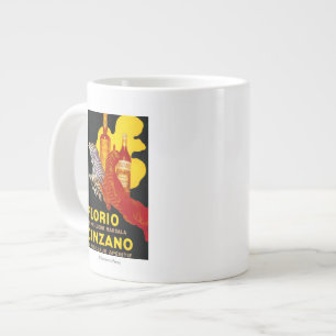 フロリオ·チンザーノ·ヴィンテージ·ポスターヨーロッパ ジャンボコーヒーマグカップ
