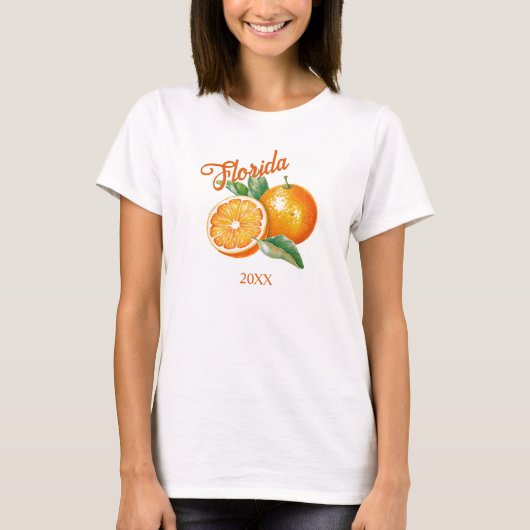 フロリカスタムダオレンジ Tシャツ (正面)
