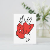 フロリカム飛んでいるキツネ ポストカード (スタンド正面)