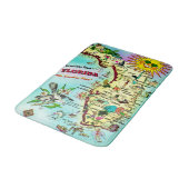 フロリカラフルダ挨拶 バスマット (アングル)