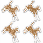 フロリキングホースフォール – transp uni-color 4x カスタム シール (正面)